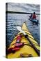 Kayaking Lake Superior-Steve Gadomski-Stretched Canvas