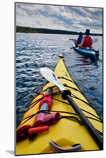 Kayaking Lake Superior-Steve Gadomski-Mounted Photographic Print
