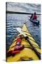 Kayaking Lake Superior-Steve Gadomski-Stretched Canvas