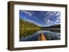 Kayaking on Beaver Lake in the Stillwater State Forest Near Whitefish, Montana, Usa-Chuck Haney-Framed Photographic Print