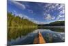 Kayaking on Beaver Lake in the Stillwater State Forest Near Whitefish, Montana, Usa-Chuck Haney-Mounted Photographic Print