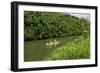 Kayaking on the Wailua River, Kauai, Hawaii, United States of America, Pacific-Michael DeFreitas-Framed Photographic Print