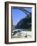 Kayaking on the Zambezi River, Batoka Gorge, Victoria Falls, Border of Zambia/Zimbabwe-Christian Kober-Framed Photographic Print