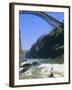 Kayaking on the Zambezi River, Batoka Gorge, Victoria Falls, Border of Zambia/Zimbabwe-Christian Kober-Framed Photographic Print