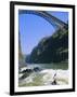 Kayaking on the Zambezi River, Batoka Gorge, Victoria Falls, Border of Zambia/Zimbabwe-Christian Kober-Framed Photographic Print