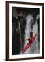 Kayaking over a Waterfall-DLILLC-Framed Photographic Print