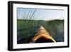 Kayaking Through Reeds BWCA-Steve Gadomski-Framed Photographic Print