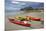 Kayaks, Doctors Point, Mapoutahi Pa, Maori Pa Site, South Island, New Zealand-David Wall-Mounted Photographic Print