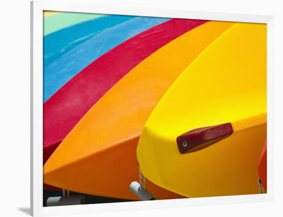 Kayaks for Rent-Jonathan Hicks-Framed Photographic Print