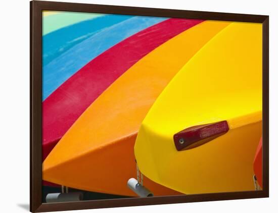 Kayaks for Rent-Jonathan Hicks-Framed Photographic Print