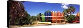 Kayaks, Gulf of Mexico, Florida, USA-null-Stretched Canvas