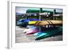 Kayaks II-Alan Hausenflock-Framed Photographic Print