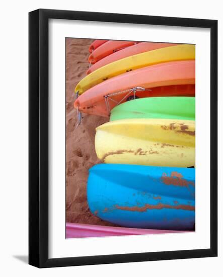 Kayaks II-Jairo Rodriguez-Framed Art Print
