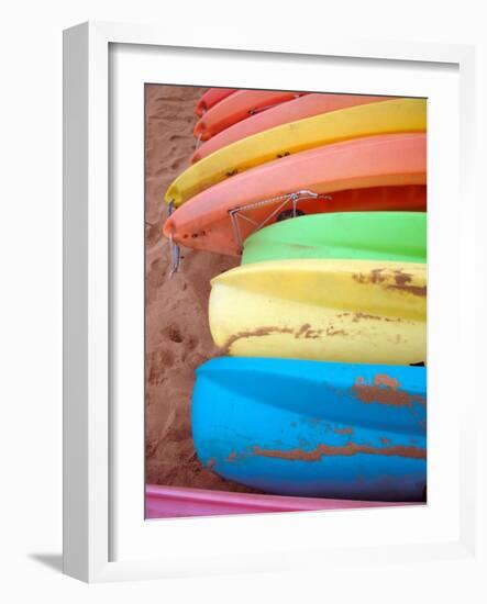 Kayaks II-Jairo Rodriguez-Framed Art Print