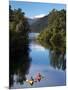 Kayaks, Moeraki River by Lake Moeraki, West Coast, South Island, New Zealand-David Wall-Mounted Photographic Print