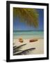 Kayaks on the Beach, Plantation Island Resort, Malolo Lailai Island, Mamanuca Islands, Fiji-David Wall-Framed Photographic Print