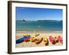 Kayaks, Paihia, Northland, New Zealand-David Wall-Framed Photographic Print