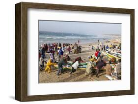 Kayar Fishing Harbour, the Biggest Fishing Harbour in Senegal, Senegal, West Africa, Africa-Bruno Morandi-Framed Photographic Print