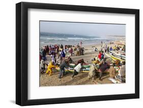 Kayar Fishing Harbour, the Biggest Fishing Harbour in Senegal, Senegal, West Africa, Africa-Bruno Morandi-Framed Photographic Print