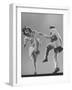 Kaye Popp and Stanley Catron Demonstrating a Step of the Lindy Hop-Gjon Mili-Framed Photographic Print