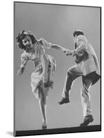 Kaye Popp and Stanley Catron Demonstrating a Step of the Lindy Hop-Gjon Mili-Mounted Photographic Print