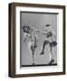 Kaye Popp and Stanley Catron Demonstrating a Step of the Lindy Hop-Gjon Mili-Framed Photographic Print