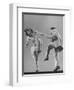 Kaye Popp and Stanley Catron Demonstrating a Step of the Lindy Hop-Gjon Mili-Framed Photographic Print