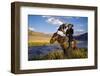 Kazakh Men Traditionally Hunt Foxes and Wolves Using Trained Golden Eagles-Rawpixel com-Framed Photographic Print