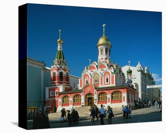 Kazan Cathedral on the Red Square, Moscow, Russia-null-Stretched Canvas