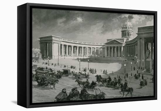 Kazan Cathedral-Frederic De Haenen-Framed Stretched Canvas