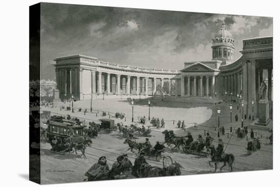 Kazan Cathedral-Frederic De Haenen-Stretched Canvas