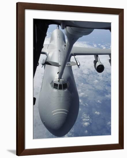 KC-10 Extender Refuels a C-5 Galaxy, July 23, 2007-Stocktrek Images-Framed Photographic Print