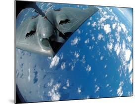 KC-135 Stratotanker Refuels B-2 Spirit-Stocktrek Images-Mounted Photographic Print