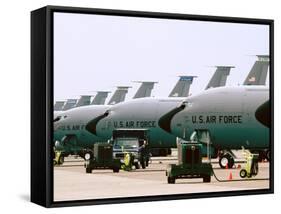 KC-135 Stratotankers-Stocktrek Images-Framed Stretched Canvas
