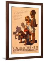 Kdf Poster for Children's Gymnastics-null-Framed Art Print