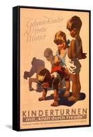 Kdf Poster for Children's Gymnastics-null-Framed Stretched Canvas