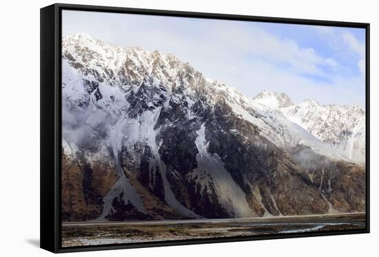 Kea Point Track, Mt. Cook National Park, South Island, New Zealand-Paul Dymond-Framed Stretched Canvas