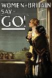 Women of Britain Say Go!-Kealey-Framed Stretched Canvas