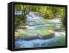 Keang Si waterfalls, near Luang Prabang, Laos, Indochina, Southeast Asia, Asia-Melissa Kuhnell-Framed Stretched Canvas