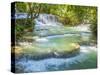 Keang Si waterfalls, near Luang Prabang, Laos, Indochina, Southeast Asia, Asia-Melissa Kuhnell-Stretched Canvas