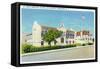 Keansburg, New Jersey - Exterior View of St. Ann's Parochial School and Convent, c.1937-Lantern Press-Framed Stretched Canvas