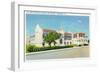 Keansburg, New Jersey - Exterior View of St. Ann's Parochial School and Convent, c.1937-Lantern Press-Framed Art Print