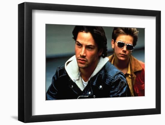 KEANU REEVES; RIVER PHOENIX. "My Own Private Idaho" [1991], directed by GUS VAN SANT.-null-Framed Premium Photographic Print