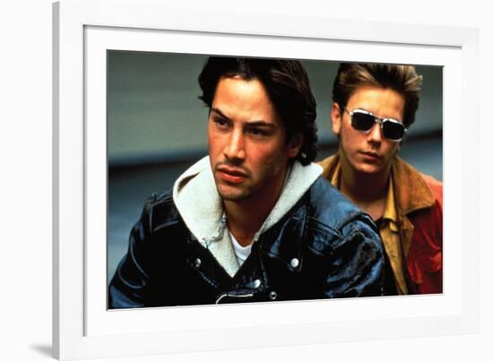 KEANU REEVES; RIVER PHOENIX. "My Own Private Idaho" [1991], directed by GUS VAN SANT.-null-Framed Photographic Print