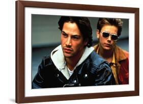 KEANU REEVES; RIVER PHOENIX. "My Own Private Idaho" [1991], directed by GUS VAN SANT.-null-Framed Photographic Print