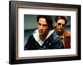 KEANU REEVES; RIVER PHOENIX. "My Own Private Idaho" [1991], directed by GUS VAN SANT.-null-Framed Photographic Print