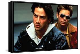 KEANU REEVES; RIVER PHOENIX. "My Own Private Idaho" [1991], directed by GUS VAN SANT.-null-Framed Stretched Canvas