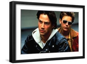 KEANU REEVES; RIVER PHOENIX. "My Own Private Idaho" [1991], directed by GUS VAN SANT.-null-Framed Photographic Print