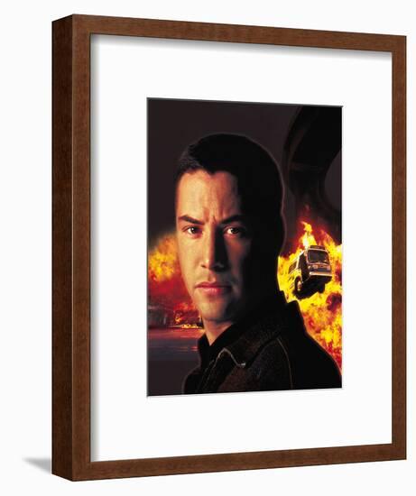 KEANU REEVES. "SPEED" [1994], directed by JAN DE BONT.-null-Framed Photographic Print