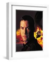 KEANU REEVES. "SPEED" [1994], directed by JAN DE BONT.-null-Framed Photographic Print